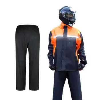 Дъждобран и дъждобран костюм цялото тяло дъждовна буря предотвратяване мотоциклет електрически велосипед храна за вкъщи езда отразяващи сплит дъждобран