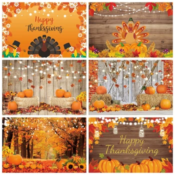 Есен тиква тема фон Хелоуин планк флорални декорация бебе душ снимка фон студио фотография подпори банер