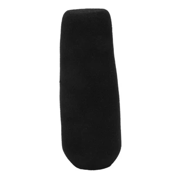 12cm Микрофон минифон пяна гъба предно стъкло капак за минифон черен
