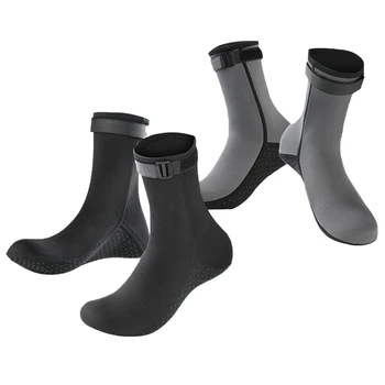 New 3MM неопренови гумени чорапи за гмуркане Водни спортове за възрастни Гмуркане Топли чорапи Нехлъзгащ се сърф Чорапи за плуване Чорапи за гмуркане на плажа