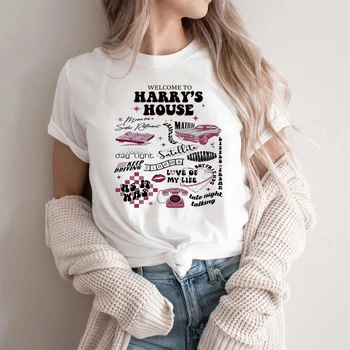 Ретро Къщата на Хари тениска TPWK любов на турне риза жени Y2K естетически тениски, както беше музика ризи сладък Y2k тениска Harajuku отгоре