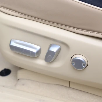 ABS Matte Shell бутон за регулиране на столчето за кола Cover Trim аксесоари за стайлинг на автомобили 2015 2016 2017 за Lexus NX 200t 300h 5pcs