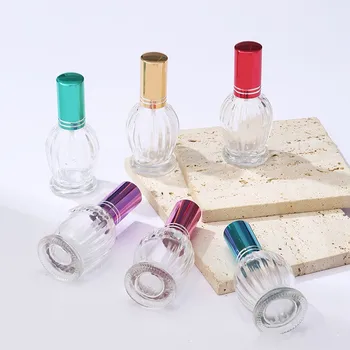 1pc 15ml пътуване преносим парфюм бутилка спрей бутилки проба празни контейнери пулверизатор ясно козметика бутилки за многократна употреба