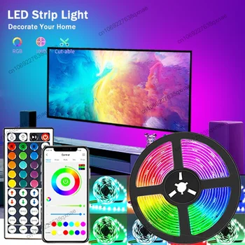 LED лентови светлини 10m 20m RGB Led лента Led светлини за стая TV USB Bluetooth игра LED лента Navidad Neon Light Christma декорация