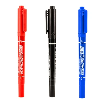 Dual-Tip Art Marker, перманентна маркерна писалка двойно завърши с фин куршум и четка