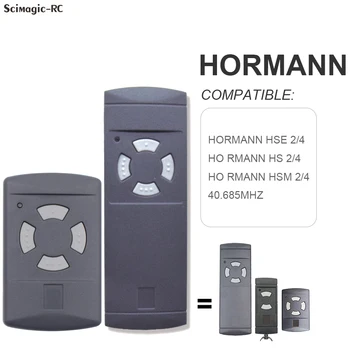 сив бутон ръчен предавател HORMANN 40.685MHz гаражна врата дистанционно управление за HSM4 HSM2 HSE2 HSE4 HS2 HS4 40MHz 2 вида
