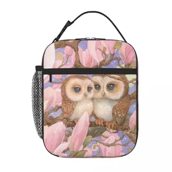 Love Owls Lunch Tote Lunchbox Изолирани чанти Кутия за обяд Thermal