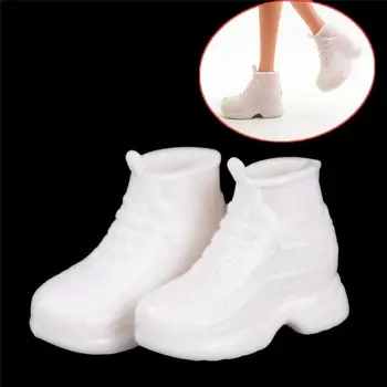 10 чифта мода бяла кукла маратонки обувки подарък за 30 см кукла Най-добрите подаръци за рожден ден кукли аксесоари