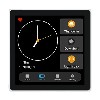 За Tuya Smart Home контролен панел за Zigbee Smart Home Централно контролно устройство за светлини Завеси AC и повече
