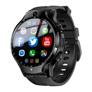 LOKMAT APPLLP 5 4G LTE Smart Watch 4GB+128GB Двойна камера GPS WiFi Мониторинг на сърдечния ритъм Android Smart Watch Men 2022