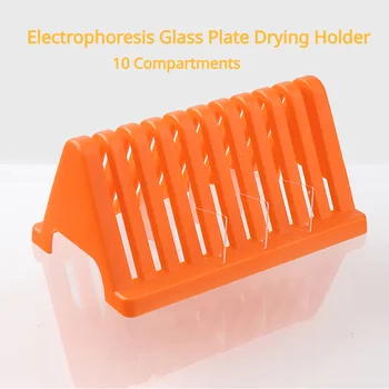 Biosharp електрофореза гел плоча багажник стъклена плоча сушене държач електрофореза стъклена плоча сушилник (10 отделения)