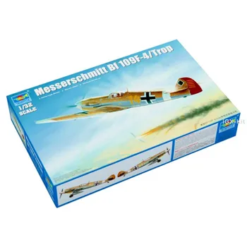 Тромпетист 02293 1/32 Messerschmitt BF109 F-4 / Trop изтребител военен пластмасов самолет подарък събрание модел играчка занаятчийски строителен комплект