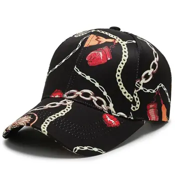 Hip Hop Caps покер Писма печат Бейзболни шапки памук Casual спорт Snapback шапка