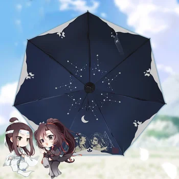 Аниме Мо Дао Дзу Ши Звездите ви дават чадър Аниме Околностите Wei Wuxian Lan Wangji UV устойчив чадър