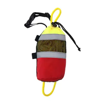 Хвърли чанти за водно спасяване с въже хвърляне линия аксесоар висока видимост въже хвърлят чанта за плаващ динги