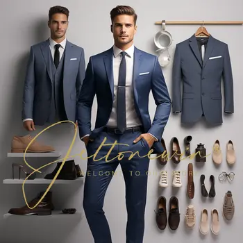 Men Blazer Classic New Slim Fit Плътен цвят костюм Сако Мода Бизнес Casual Suit Blazer Trajes Elegante Para Hombres