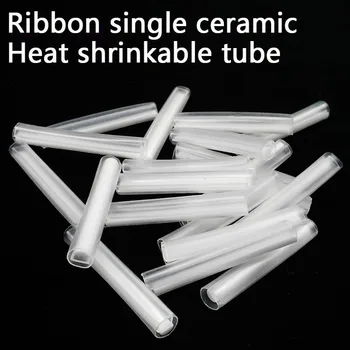 Ribbon двойна керамична светлина термосвиваема тръба 40MM керамична игла голи оптични влакна горещо стопяване задника съвместно защитна втулка