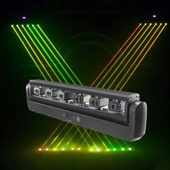 CE Sailwin DJ сценично осветление 6X500mW RGB пълноцветен RBG пълноцветен движещ се лъч лазерна светлина DMX512 лазерен проектор за мазнини