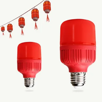  червена LED лампа с висока мощност E27 220V 5W 10W 15W 20W 30W прожектор с висока яркост