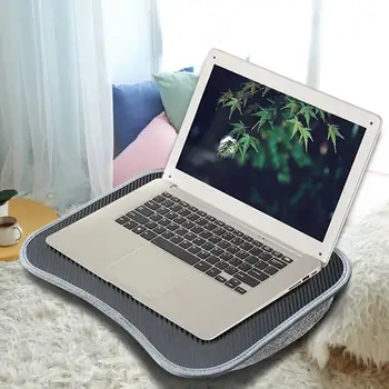 Минималистичен преносим лаптоп за пътуване Бюро за лаптоп с възглавници Пяната с висока плътност е мека и удобна за телефон с подложка