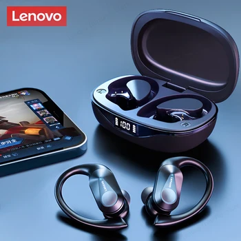 Оригинален Lenovo LP75 TWS спортни слушалки Bluetooth 5.3 безжични слушалки водоустойчиви HiFi стерео слушалки за намаляване на шума