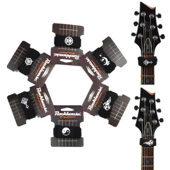 Акустична електрическа китара Fret String Mute Noise Damper Guitar Wrap For Bass Ukulele Stringed Instruments Parts Wrap Guitar Bass