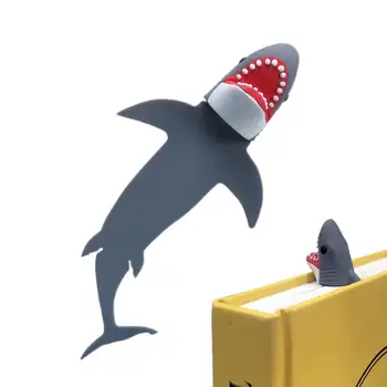 3D животински маркер 3D акула крокодил форма чалнат отметки карикатура Коледа маркер смешно четене подарък новост смешно