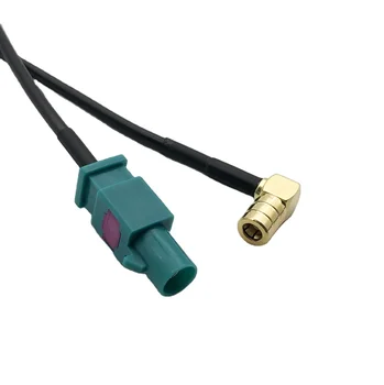 FAKRA към SMA адаптер кабел Farka (SMB) мъжки щепсел конектор към SMA мъжки щепсел RG174 Пигтейл джъмпер коаксиален кабел събрание