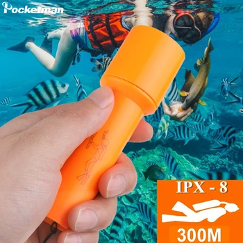 High Lumen Scuba Diving Flashlight Dive Torch Акумулаторна подводна водоустойчива LED фенерче Потопяеми светлини за безопасност