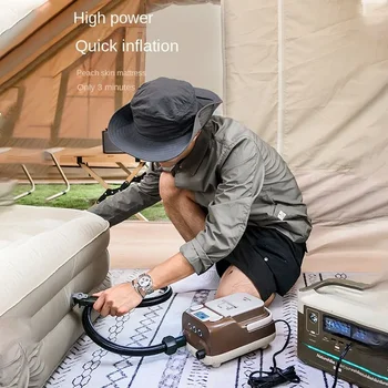 Надуваема помпа на открито къмпинг палатка надуваем матрак висока мощност кола електрическа въздушна помпа