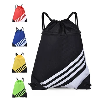 Лека спортна чанта за шнур Фитнес фитнес обувки раница баскетбол футбол чанта за рамо пътуване велосипеди чанта за съхранение Мъже жени