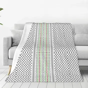 Keffiyeh-Cobertor de flanela Shemagh vertical, multi cores, Keffiyeh, cobertores de moda para sofá, cama, lounge, 200x150cm
