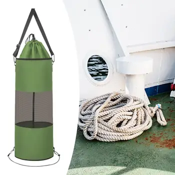 лодка торба за боклук Mesh торба за боклук трайни многократна употреба миещи се непропускливи лодка за съхранение боклук за ATV открит риболов каяк Sandbar