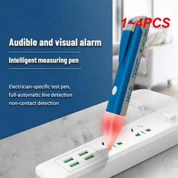 1~4PCS Електрически индикатор 90-1000V безконтактен контакт стена изход напрежение детектор сензор тестер писалка LED светлина