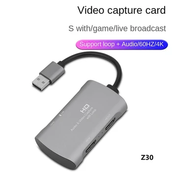 1 парче -съвместим с USB видео карта за заснемане на живо запис заснемане карта за запис на игри и излъчване на живо