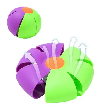 Летяща топка играчка плоска с цветни светлини Творчески играчки Летяща топка Иновативни творчески играчки Спортна топка на открито Иновативна за