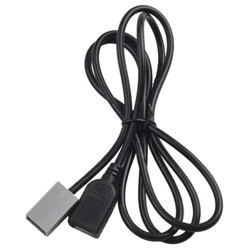 AUX USB женски кабелен адаптер порт MP3 / WMA за граждански за джаз за CR-V за съгласие за одисея 2008-2013 USB2.0 женски кабел