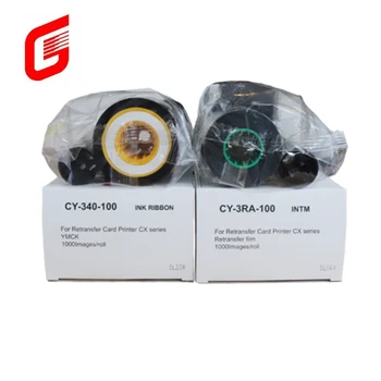 Оригинална лента за CX7000 лента за принтер за лична карта CY-3RA-100 и CY-340-100