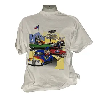 Tex & Stroker Road Tour Hot Rod Cars тениска мъжки XL Tony Medley Vintage Air