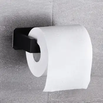 Самозалепваща се хартиена кърпа Държач за ролка за тоалетна кърпа от неръждаема стомана Закачалка за тъкани за съхранение на баня Кухненски аксесоари