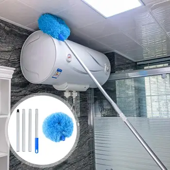Duster миещи се телескопични разширение полюс почистване мебели щори висок таван вентилатор чисти микрофибър Duster автомобилни консумативи