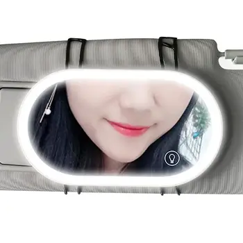 Автомобилно огледало Суета грим огледало акумулаторна сензорен екран грим пътуване огледало акумулаторна сензорен екран LED грим пътуване
