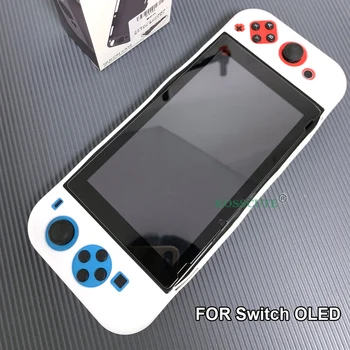 силиконов защитен калъф за Nintendo Switch OLED контролер Мек защитен калъф Аксесоари за игрови конзоли без хлъзгане