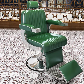 Луксозен професионален стол за грим Въртящи се ергономични столове Накланящи се Sillones de Barberia Професионални мебели за салон за нокти