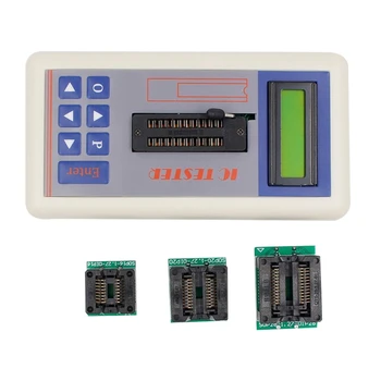 1Set чип тестер интегрален детектор транзистор с изгаряне транзистор тестер ABS метър поддръжка тестер
