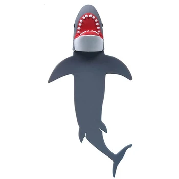 3D стерео отметка карикатура маркер книга клип Kawaii Bookmark Of Pages Детски подаръци Училищни канцеларски материали (акула)