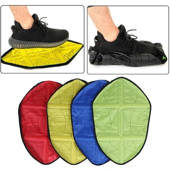 Водоустойчив хендсфри автоматичен стъпка чорап обувки покритие за многократна употреба обувки покрива килим протектори обувки прах капаци