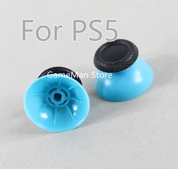 20pcs 3D джойстик капачка модул гъби капачка контролер палеца капак двоен цвят капачка за PS5