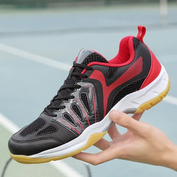 2023 Марка Бадминтон обувки за мъже Жени Спорт Професионални волейболни маратонки Мъже Дишащи леки обувки за тенис на маса