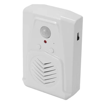  сензор за движение на вратата MP3 инфрачервен звънец за врата безжичен PIR сензор за движение гласов провлак аларма за влизане на вратата